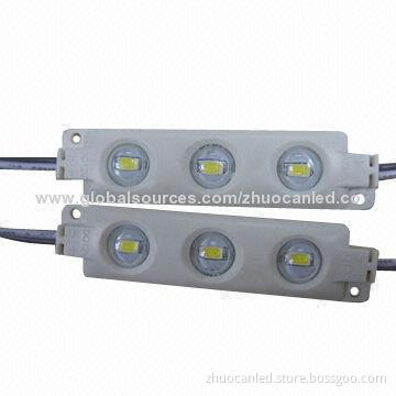 3-piece SMD 5730 injection LED module, 12V DC input